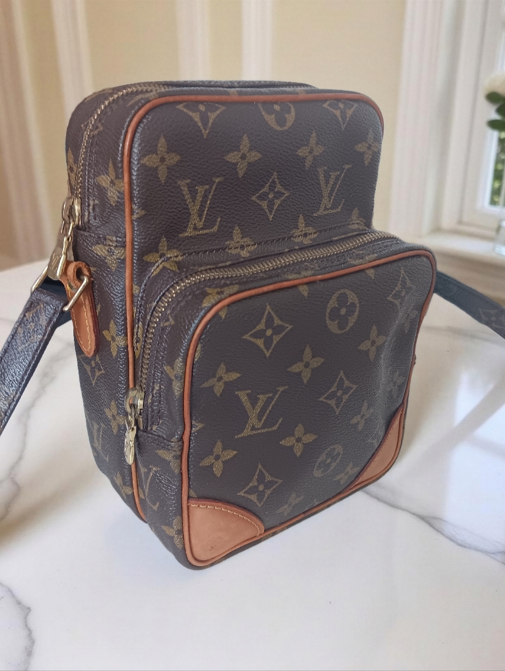 Louis Vuitton Monogram Amazon Crossbody Bag Vintage 1999 France - Picture 7 of 15